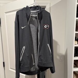 Nike Black Full-Zip Jacket with Logo